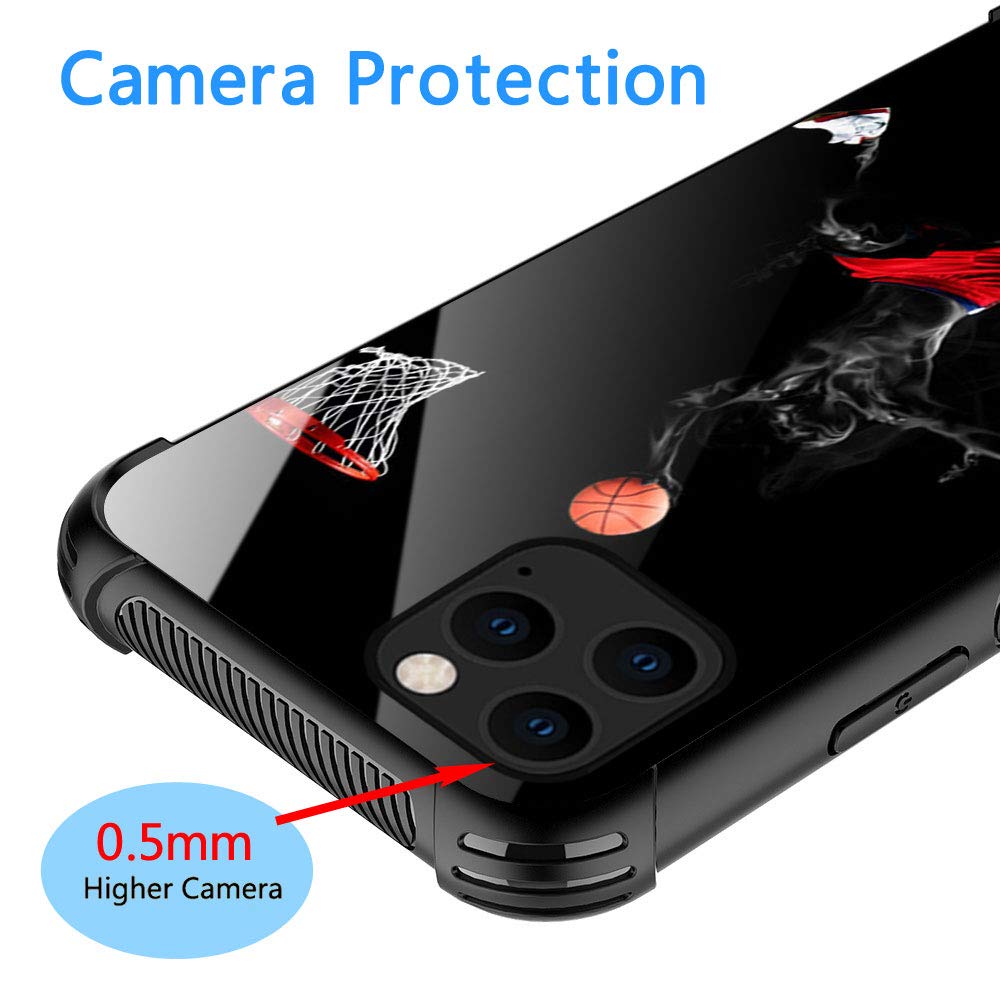 Zhegailian Case Compatible With Iphone 12 Mini,Jump Shot Case For Iphone 12 Mini For Boys Men,Pattern Design Anti Scratch Organi