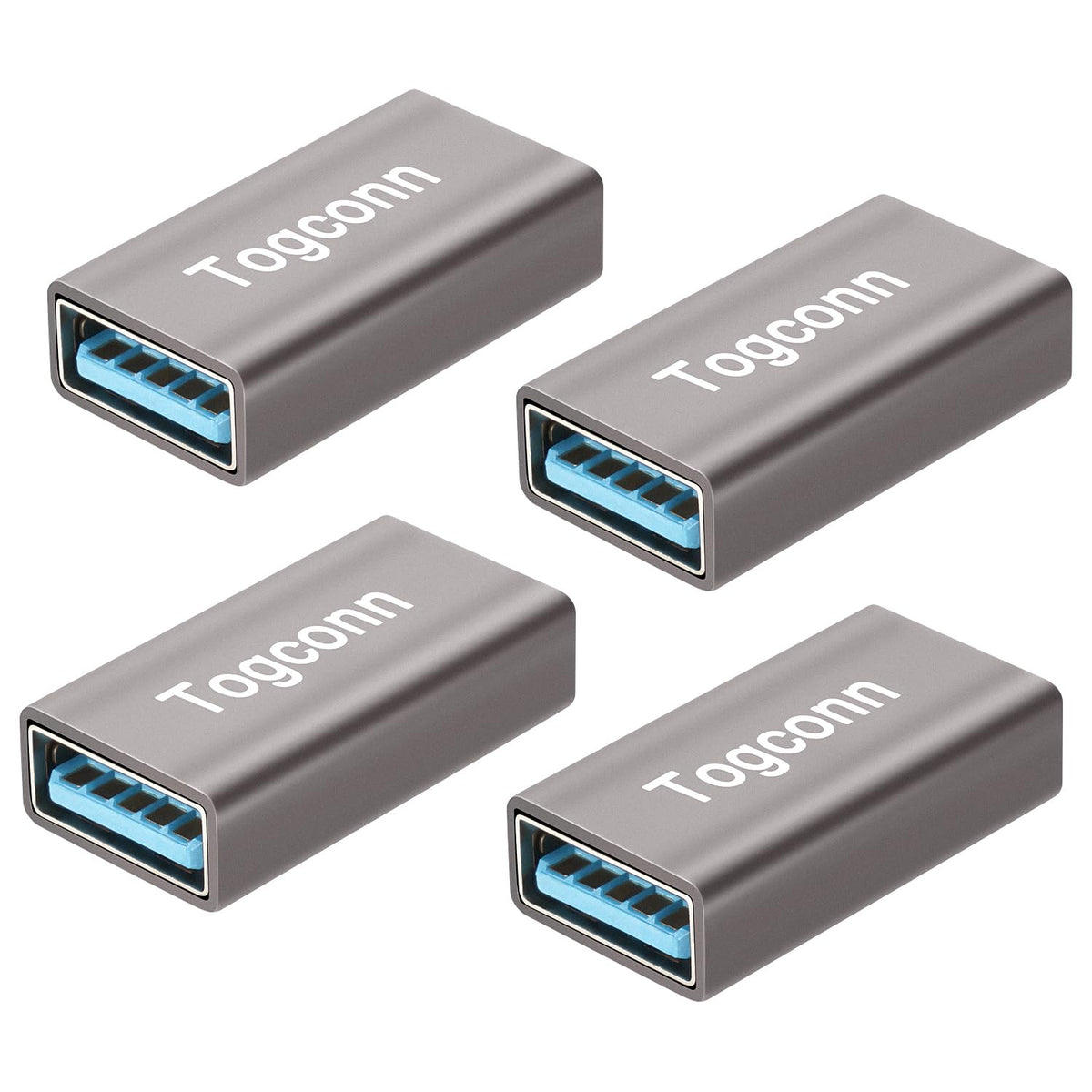 Female Usb Power Togconn Female To Female Usb Adapter(4 Pack), Usb Type A 3.0 Female To ...