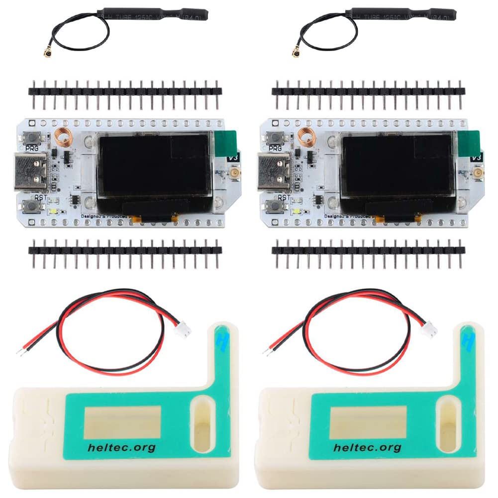 Diymall 2 Sets 915Mhz Esp32 Lora V3 Wifi+Ble Development Board 0.96Inch Oled Display Esp32 S3 Dual Core Sx1262 Type C Lora Kit For Arduino Nodemcu Iot