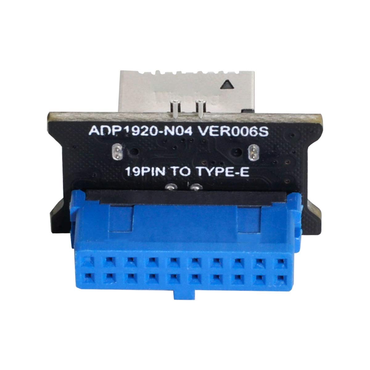 chenyang Motherboard 19/20Pin to USB 3.1 Type E Front Panel Vertical Type Socket Converter Adapter