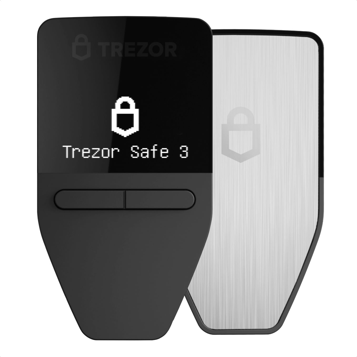 Trezor Safe 3   Passphrase & Secure Element Protected Crypto Hardware Wallet   Buy, Store, Manage Digital Assets Simply And Safely (Stellar Silver)