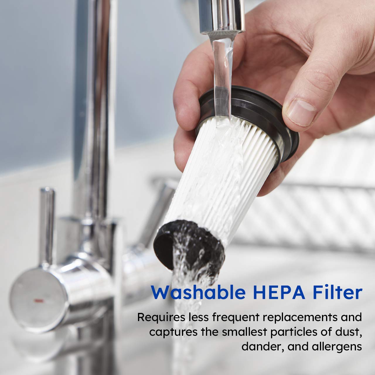 Vacmaster Vsd1801 Cordless Handheld & Stick Vacuum Cleaner 2 In 1, Rechargeable Li Ion Battery Powerful Lightweight For Hardwood