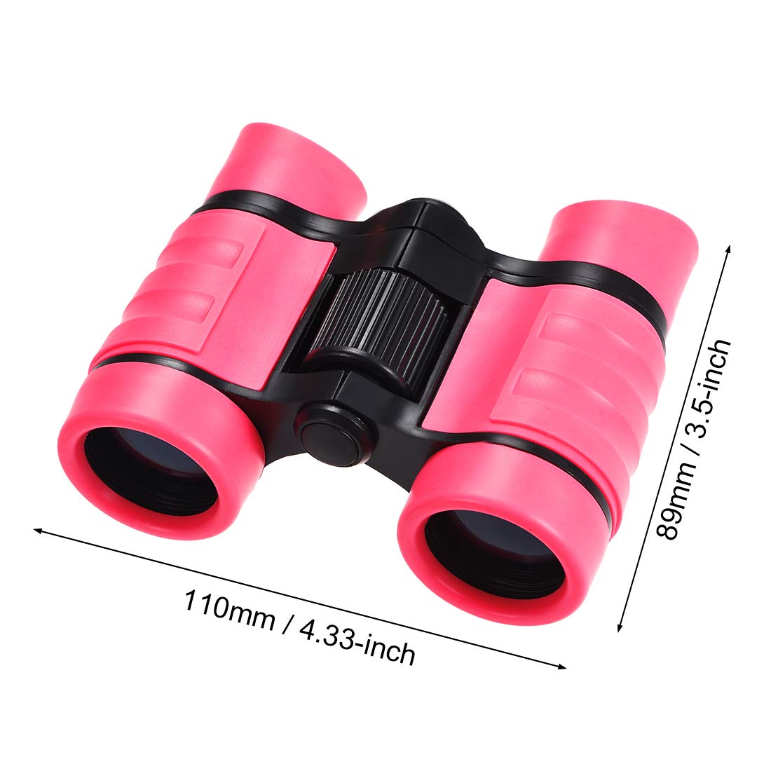 Uxcell Binoculars 4X30 Compact Foldable Binoculars Shock Proof Pink With Neck Strap For Bird Watching Hiking Camping