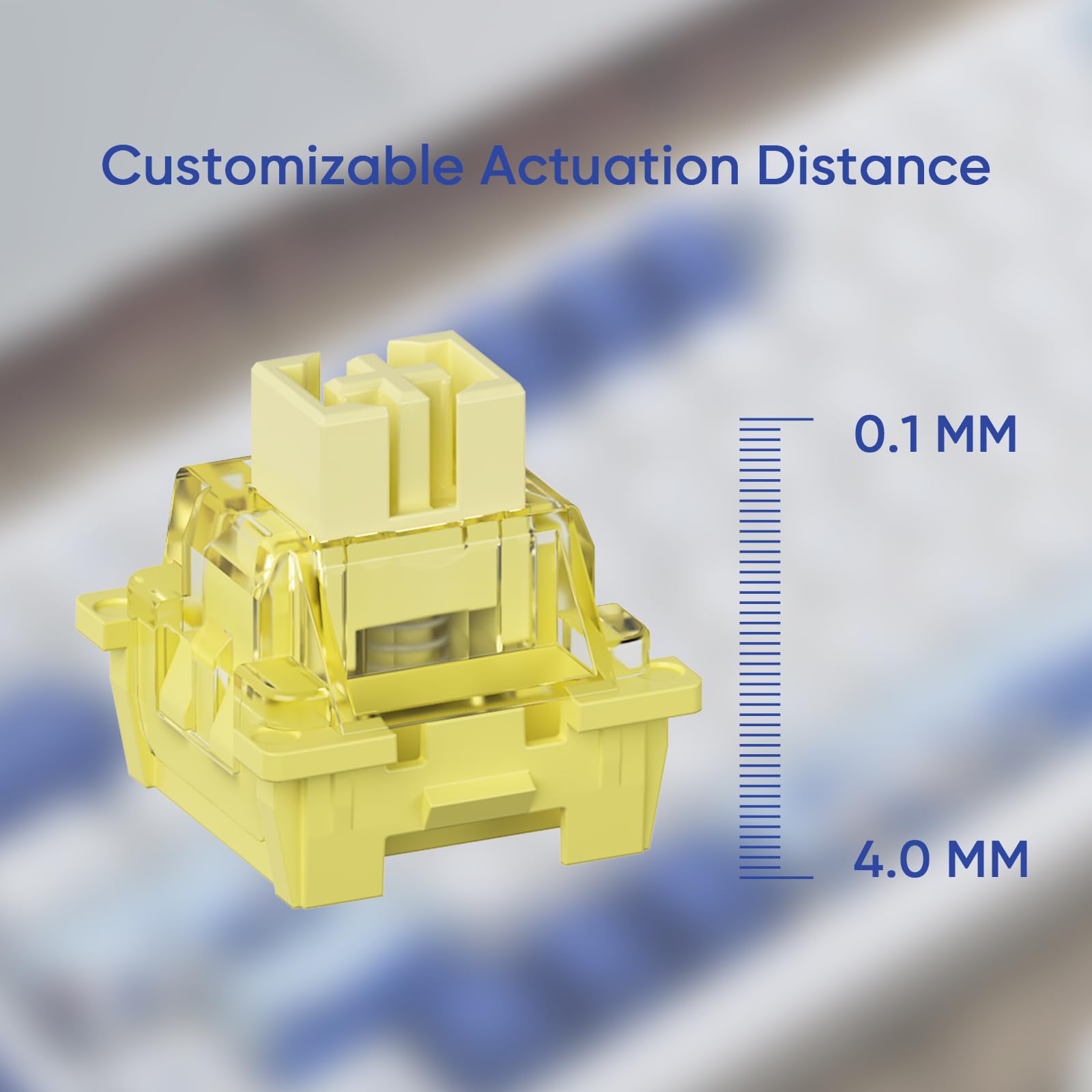 Akko Magnetic Switches Rapid Trigger Gaming Keyboard, Mod007B Pc Santorini Wired/Wireless 75% Mechanical Keyboard With Knob, Rgb
