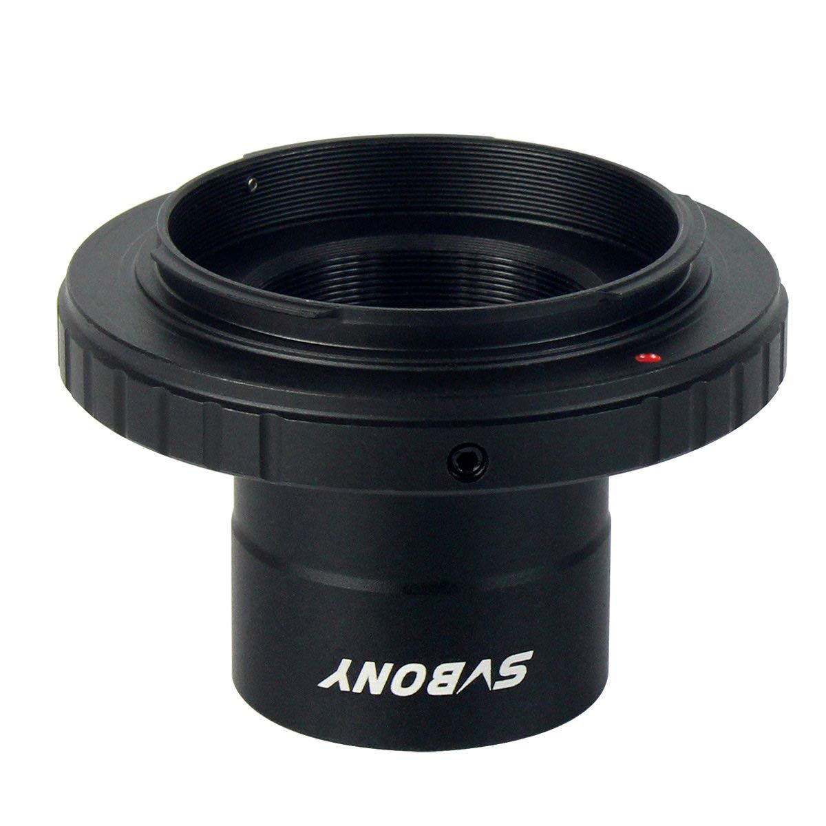 Svbony Telescope Photo Adapter, T Adapter And T2 T Ring Adapter 1.25 Inch Telescope Accessory Compatible For Nikon Camera And Te