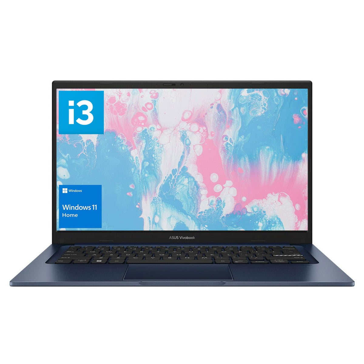 Asus Daily Vivobook Laptop, 14'' Fhd Display, Intel Core I3 1215U, 8Gb Ram, 256Gb Ssd, Wi Fi 6, Hdmi, Webcam, Touchpad, Windows