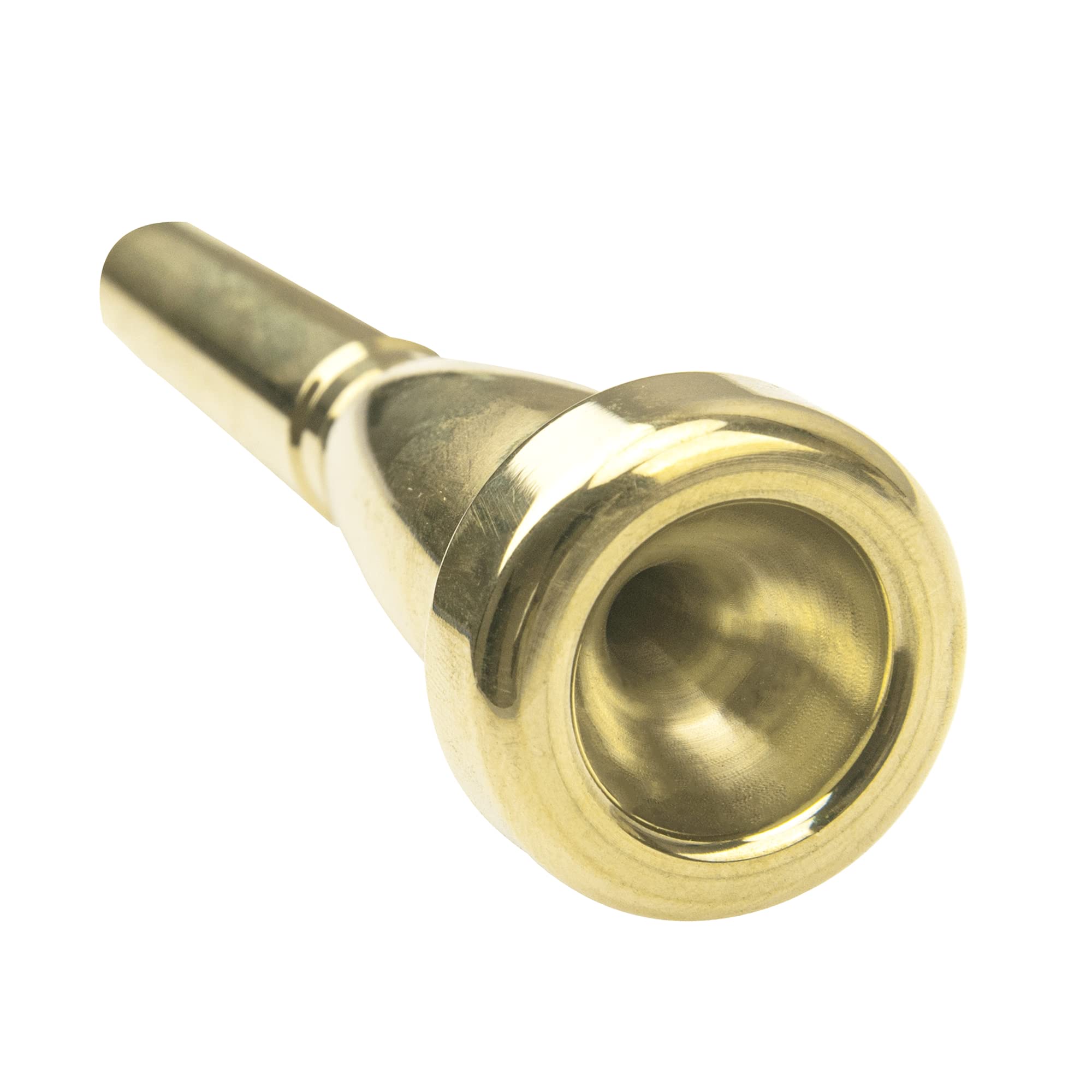 1Pcs Yootones Metal Gold Plated Trumpet Mouthpiece Compatible With Trumpet Accessories Parts (5C)
