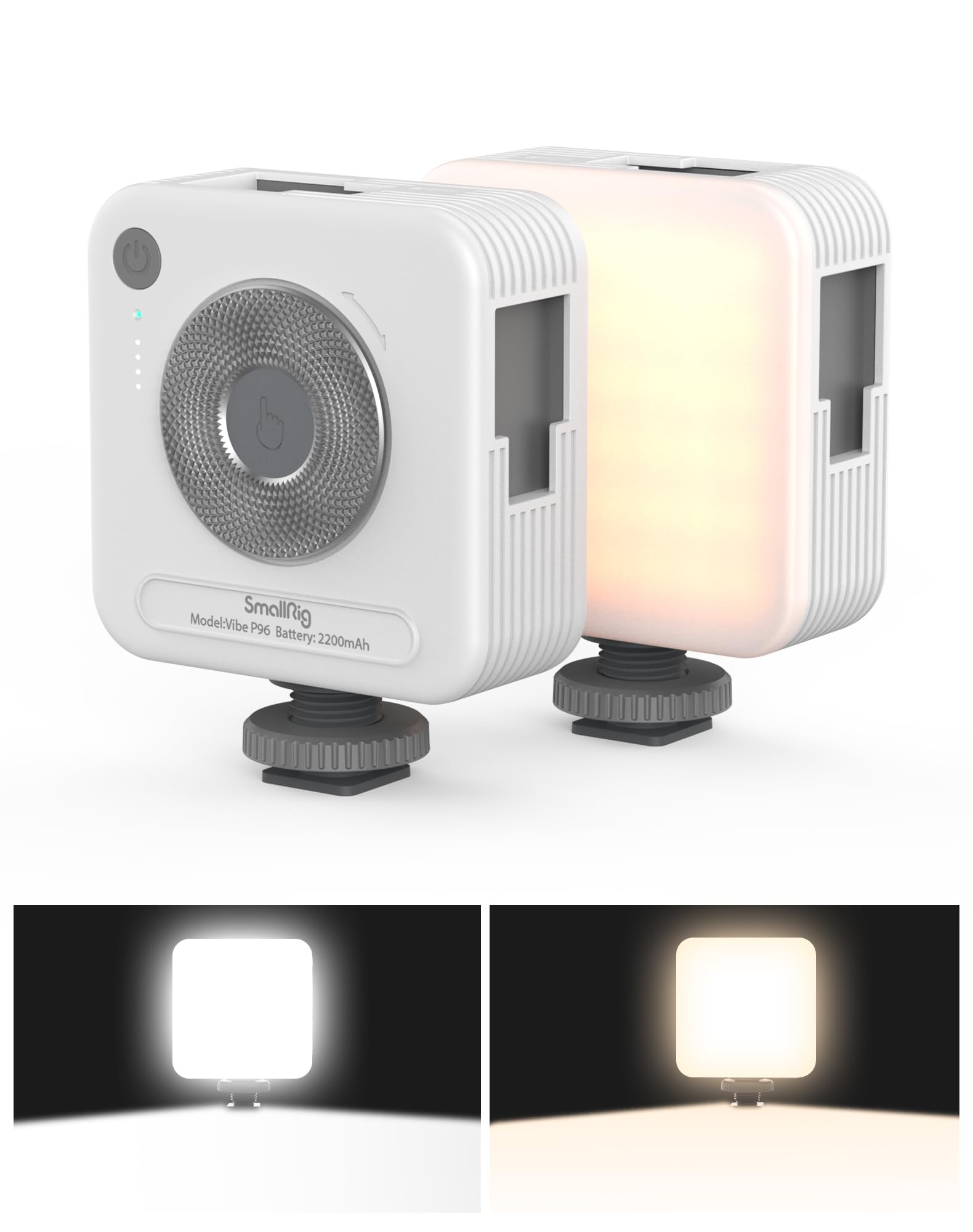 Smallrig P96 Led Video Light, Portable Camera Lights, 96 Led Beads For Photography Video Lighting, Rechargeable 2200Mah Cri 95+