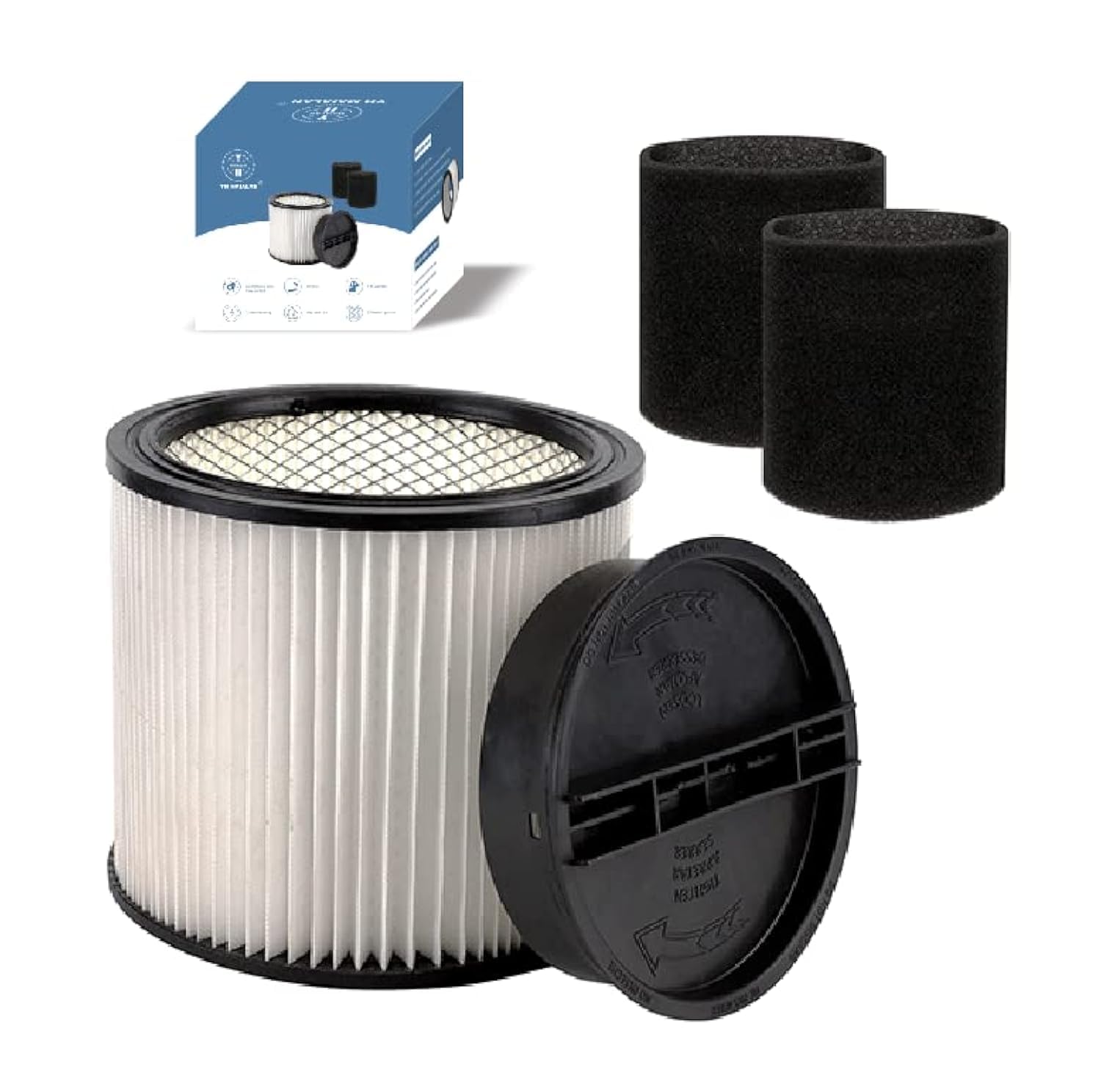 Replacement Filter For Shop Vac Filters 90304 Wet Dry Vac Filter   Perfect For Wet/Dry Vacuum Cleaner Shop Vac Ash Vacuums   Lon
