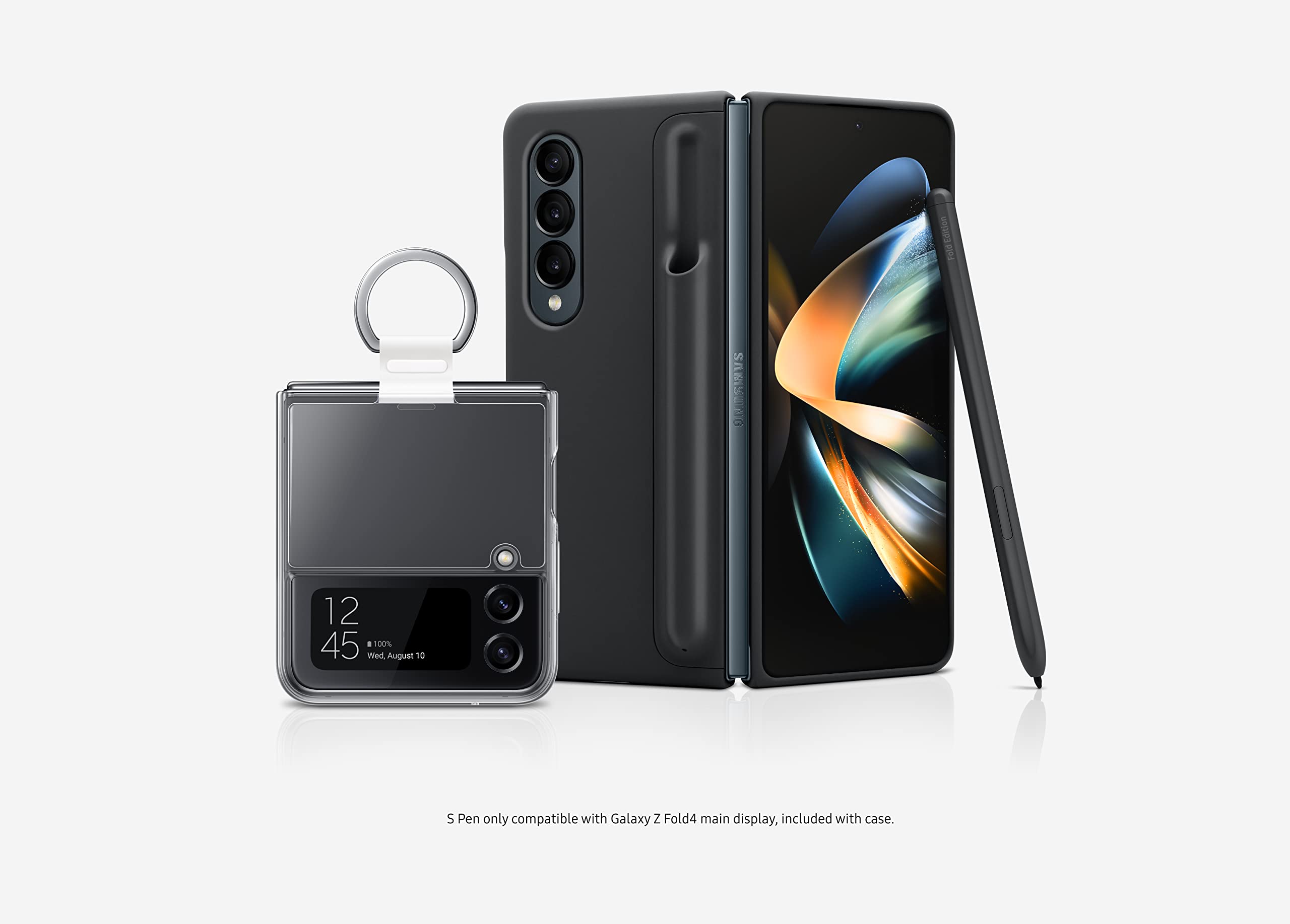 Samsung Galaxy Z Flip 4 Cell Phone, Factory Unlocked Android Smartphone, 128Gb, Flex Mode, Hands Free Camera, Compact, Foldable