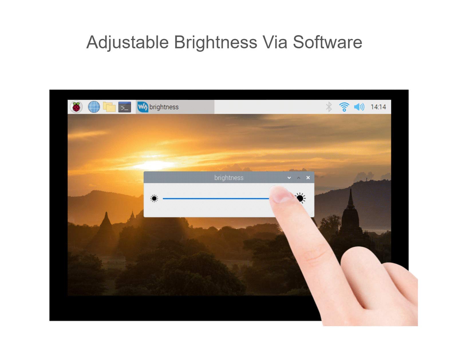 Waveshare 5 Inch Touch Screen For Raspberry Pi Dsi Lcd Screen Monitor 800  480 Display For Raspberry Pi 4B 3B+ 3A+ 3B 2B B+ A+ C