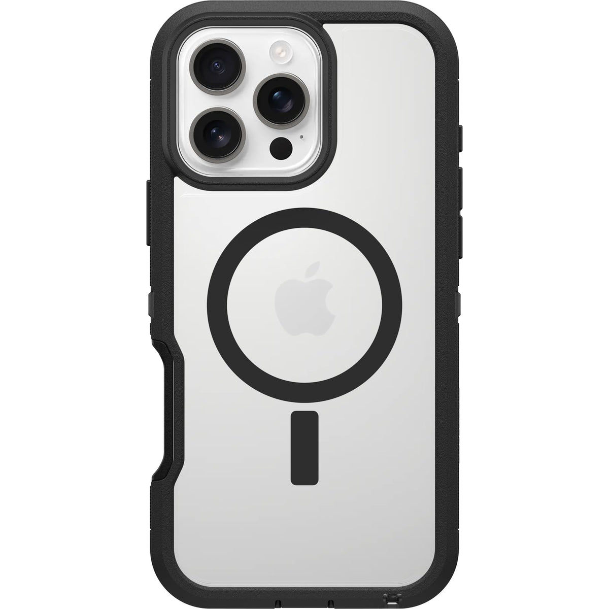 Otterbox Iphone 16 Pro Max Defender Series Xt Clear Case   Dark Side