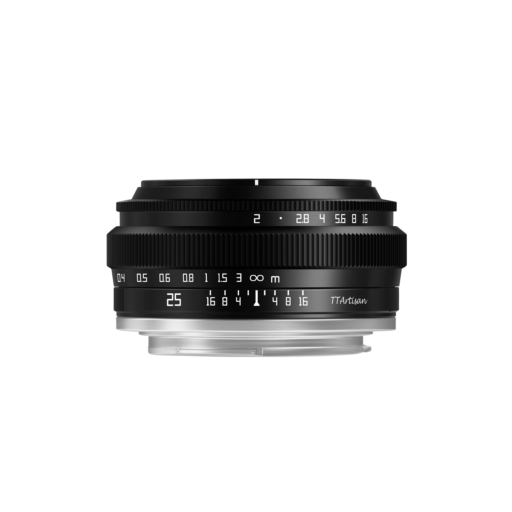 Ttartisan 25Mm F2 Wide Angle Aps C Camera Lens Large Aperture Manual Fixed Camera Lens Compatible With Fuji X Mount Cameras X A2 X A2 X A3 X A5 X A7 X H1 Xt1 X T2 X T3 X T20 X T30 X T100 X T200 X Pro1