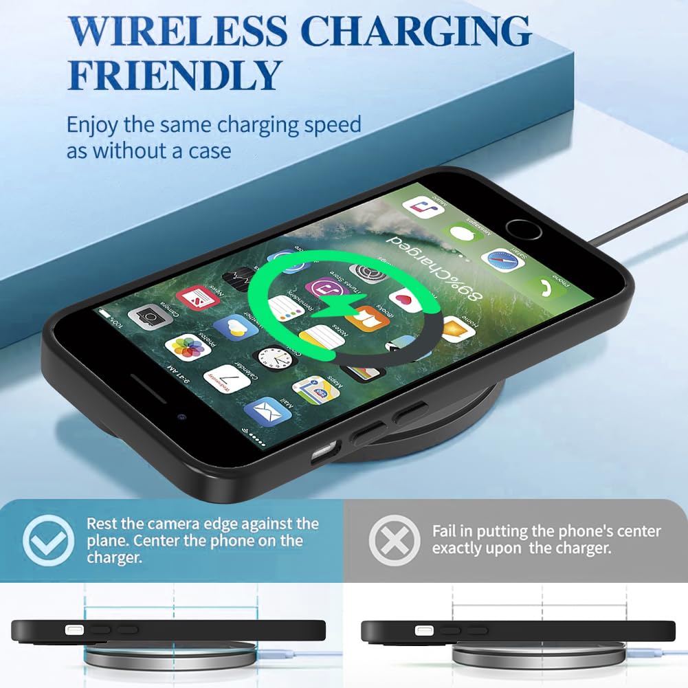 Ook Floral Case For Iphone 7/8/Se Case, Cute Sunflower Floral Blooms Design Soft Tpu Shockproof Protective For Women Girls Phone