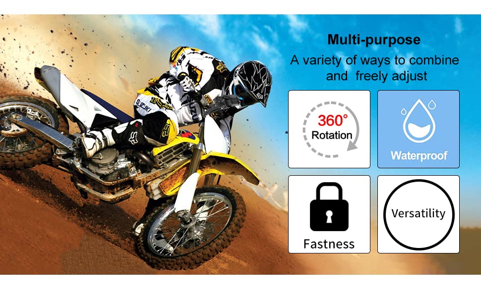 1 Inch Ball Mount Set Connecting Arm Compatible With Ram Mount Suitable For Cars, Motorcycles, Bicycles Phone Holder (S L60310)