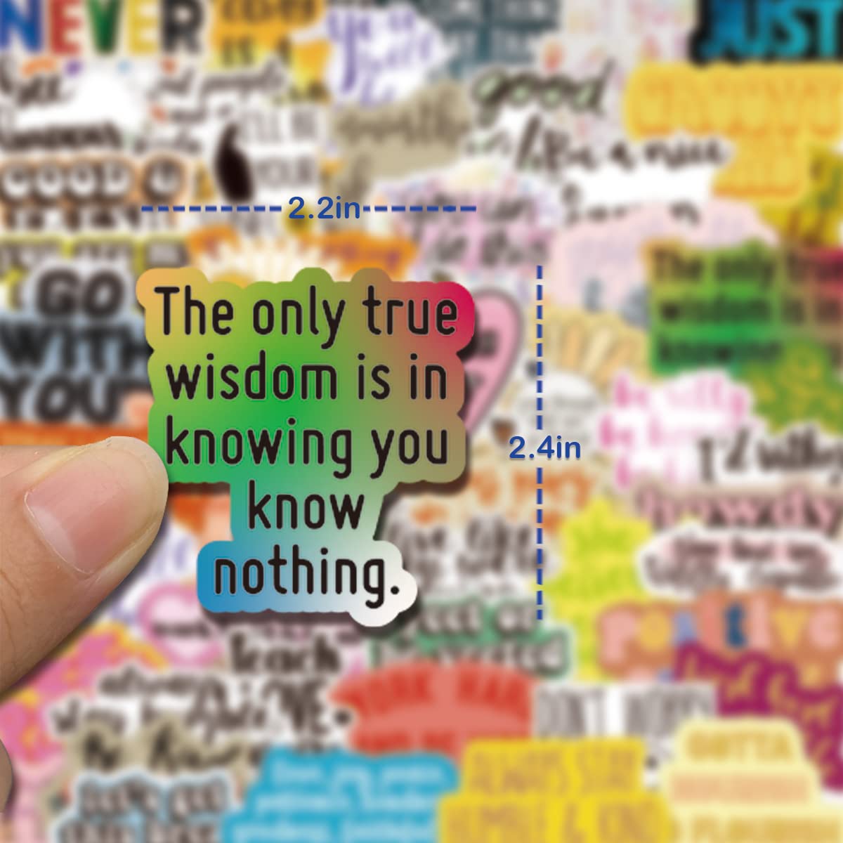 100Pcs Positive Affirmation Stickers, Inspirational Words Stickers For Students Teachers Kids Teens Adults, Motivational Quote S