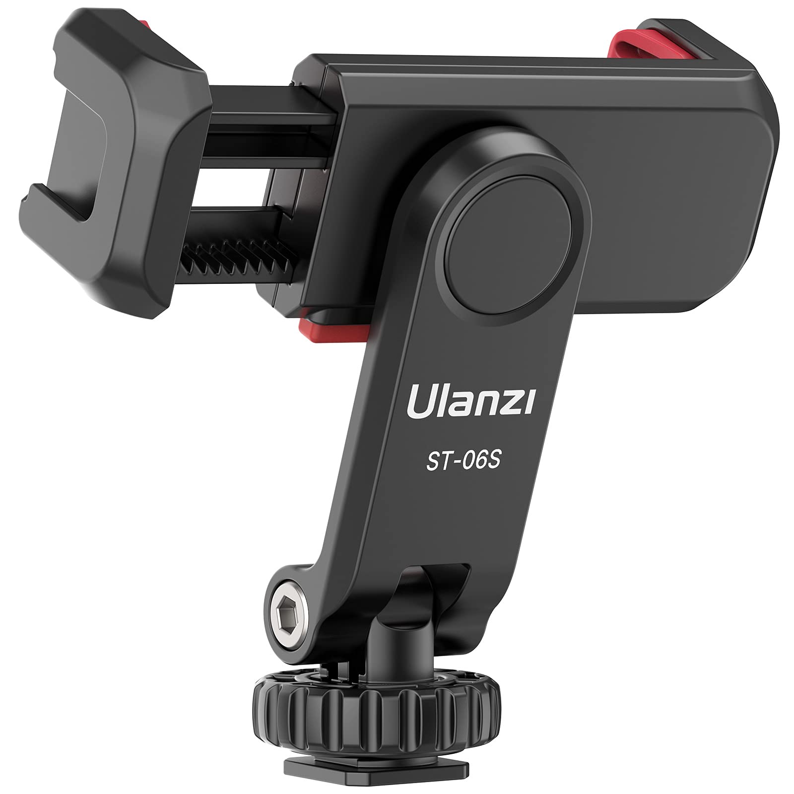 Phone Tripod Mount Holder For Iphone - Ulanzi St-06S Camera Hot 2 Cold Shoe Phone Mount Compatible For Iphone Android Sony Canon