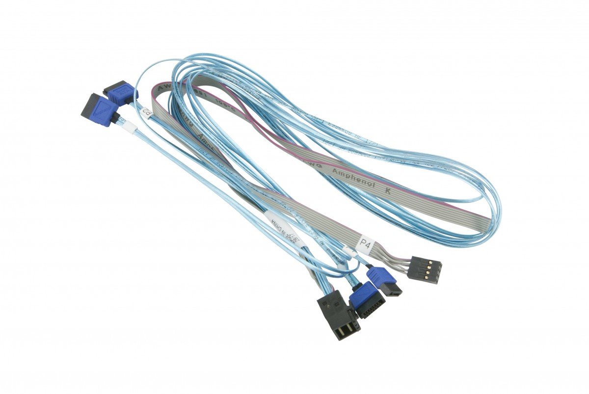 Supermicro CBL SAST 0699 MiniSAS HD to 4xSATA 90 90 75 75cm 75cm SB 30AWG 12Gb s