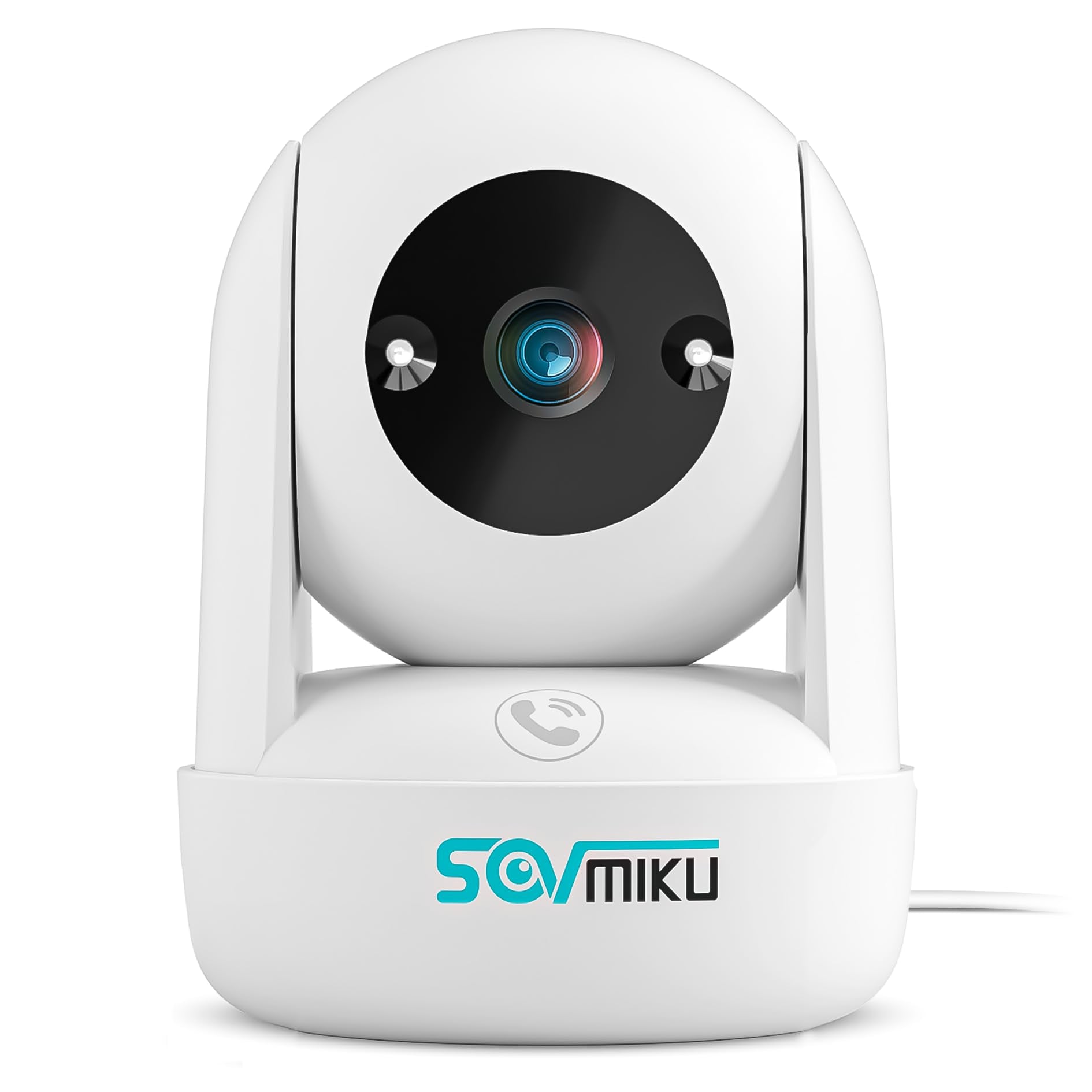 Sovmiku Cb2 2K Ai Tracking Security Camera For Home,Pet Camera Indoor, Baby Monitor,360 View Pan/Tilt Cam,Two Way Audio,Night Vi