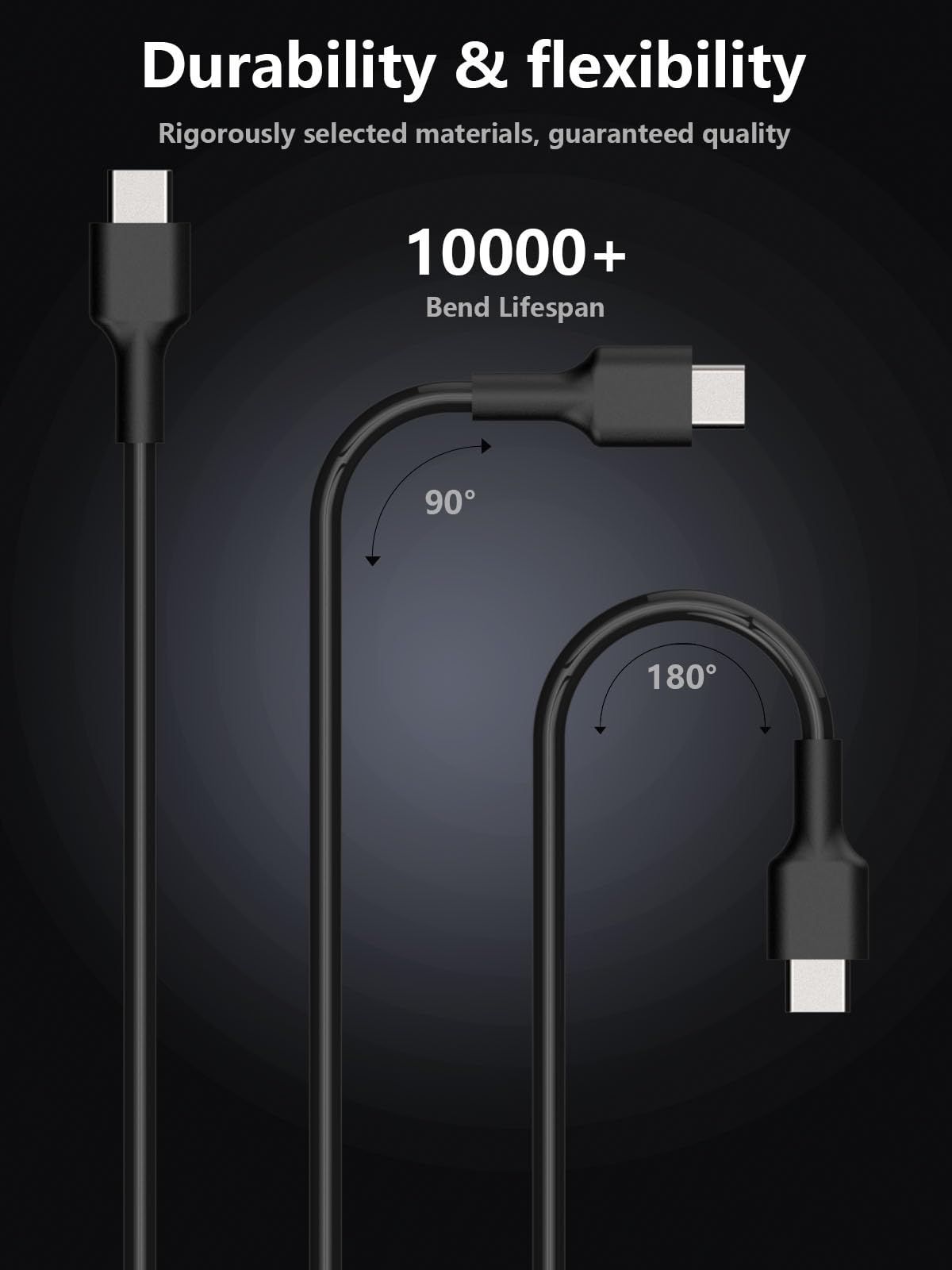 100W 90W Usb C Laptop Charger, Universal Power Cord For Macbook Asus Lenovo Hp Dell Samsung Galaxy Acer Chromebooks Surface Lapt