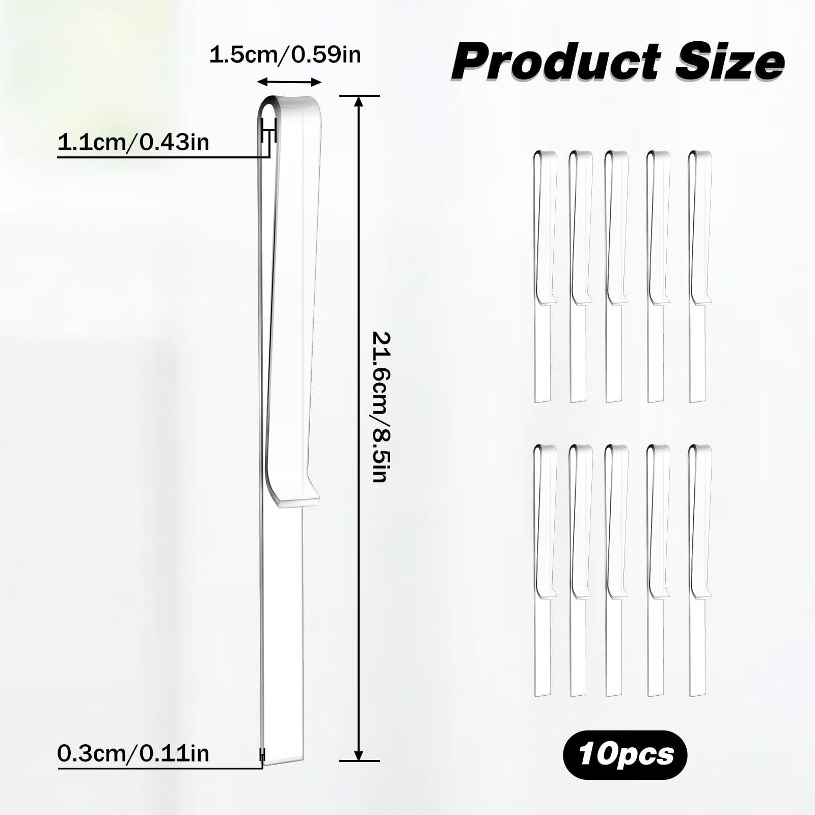 10 Pcs Music Stand Clips, Clear Acrylic Music Book Stand Page Holder Clip Piano Book Holder Clips For Wind For Musician Composer