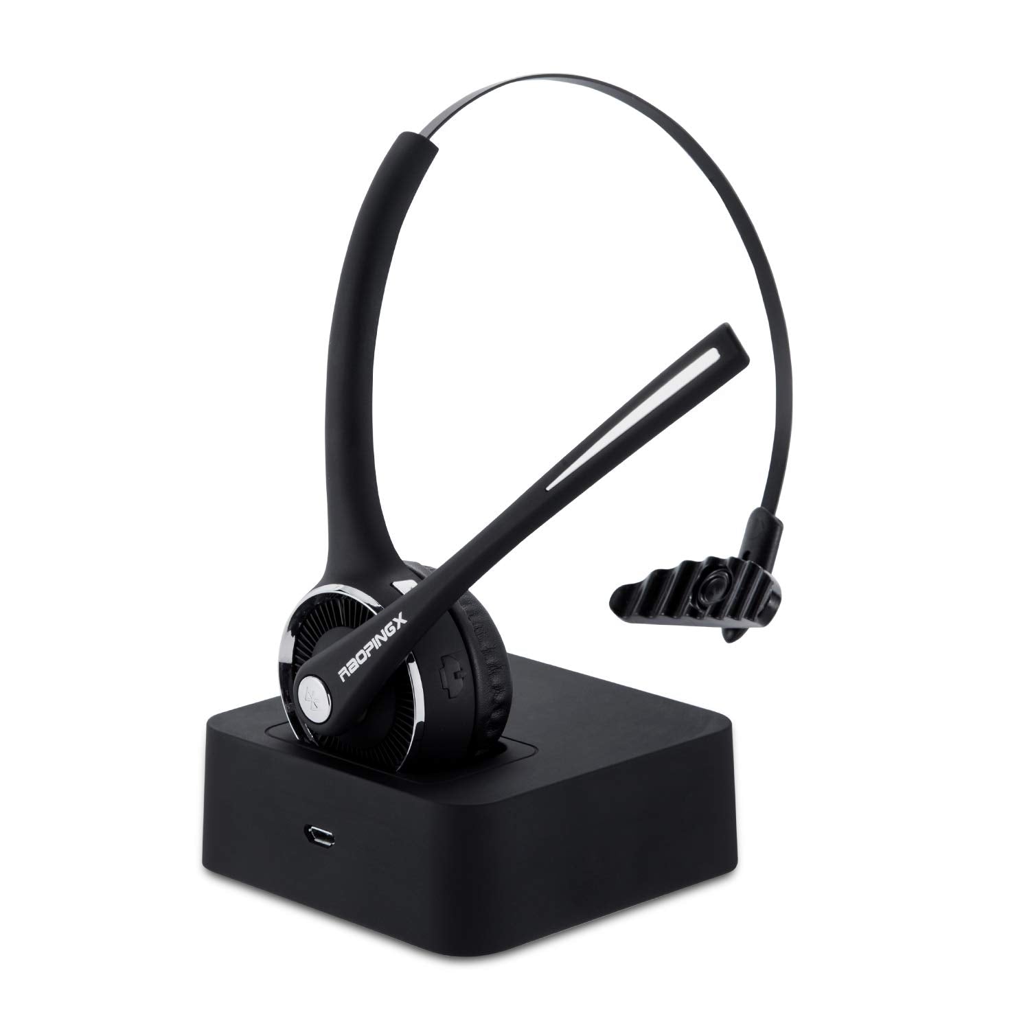 Trucker Bluetooth Headset Wireless Headset With Microphone Over The Head Headset With Noise Cancelling Sound On Ear Car Earphone