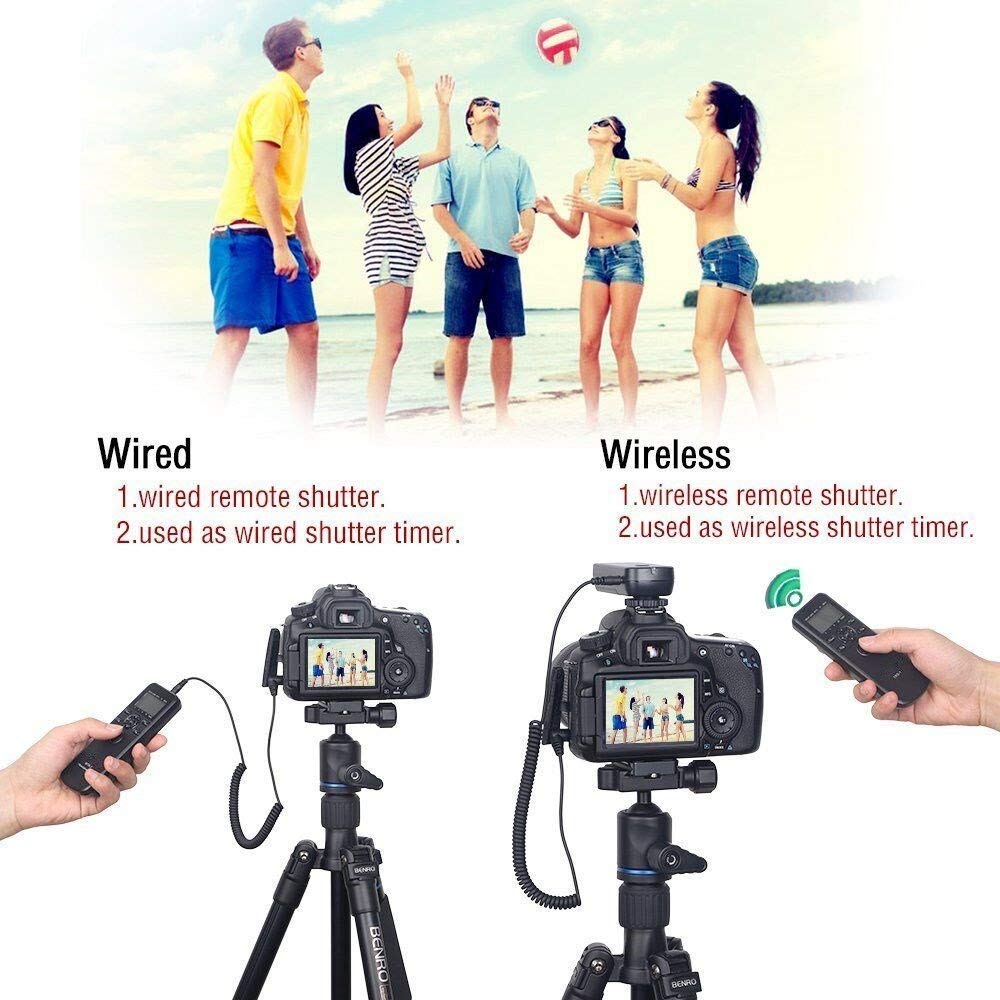 Pholsy Wireless Timer Remote Release Control With Intervalometer And Hdr For Olympus E-M1, E-M5 Ii, E-M5, E-M10 Ii, Pl8, Pl7; Fo