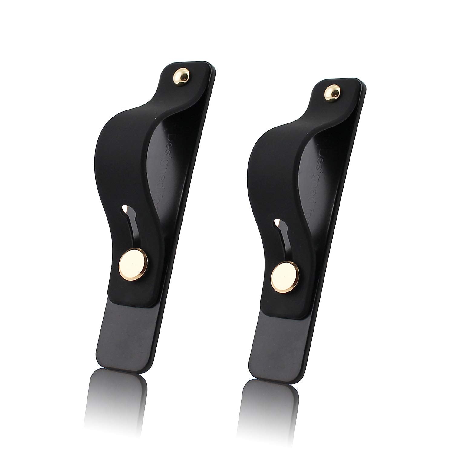 Removable And Reusable Cell Phone Grip Strap, Yetaida Telescopic Finger Kickstand Bracket Universal Silicone Phone Holder Stand 