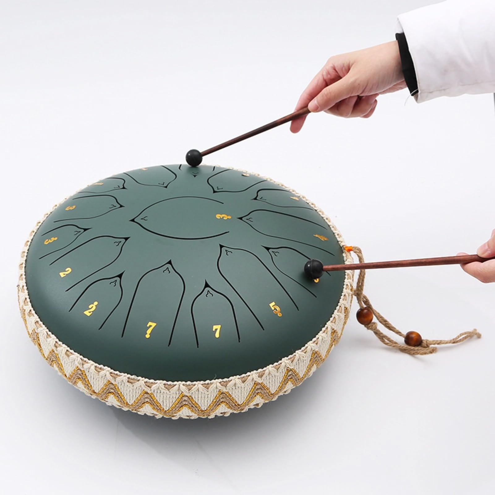 4Pcs 16.5Cm Percussion Mallets Steel Tongue Drum Mallet Soft Rubber Head Percussion Instrument Parts