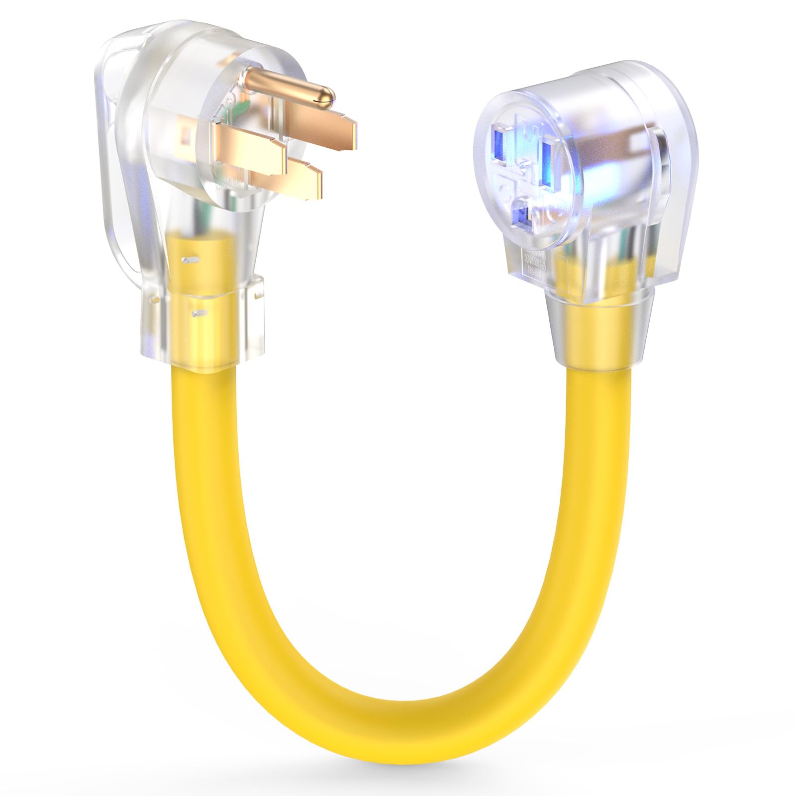 Tooliom Nema 14 50P To 6 50R Welder Adapter Cord 3 Prong To 4 Prong 50Amp Heavy Duty Welder Plug Outlet Adapter Cord For Welder