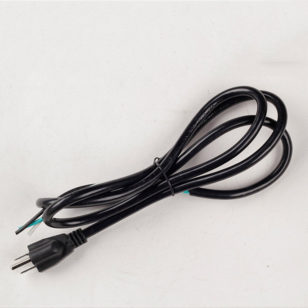 PINFOX 6ft Heavy Duty Power Supply Cord 14AWG NEMA 5-15 Plug 15A Black