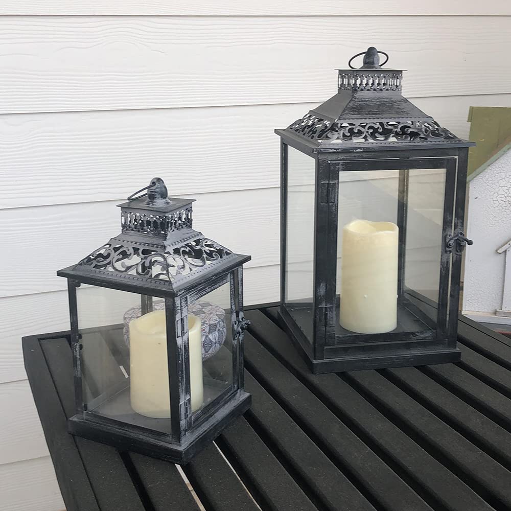 Homemory Waterproof Flameless Candles, Outdoor Indoor Battery Operated Led Pillar Candles With Remote Control And Timer, Plastic