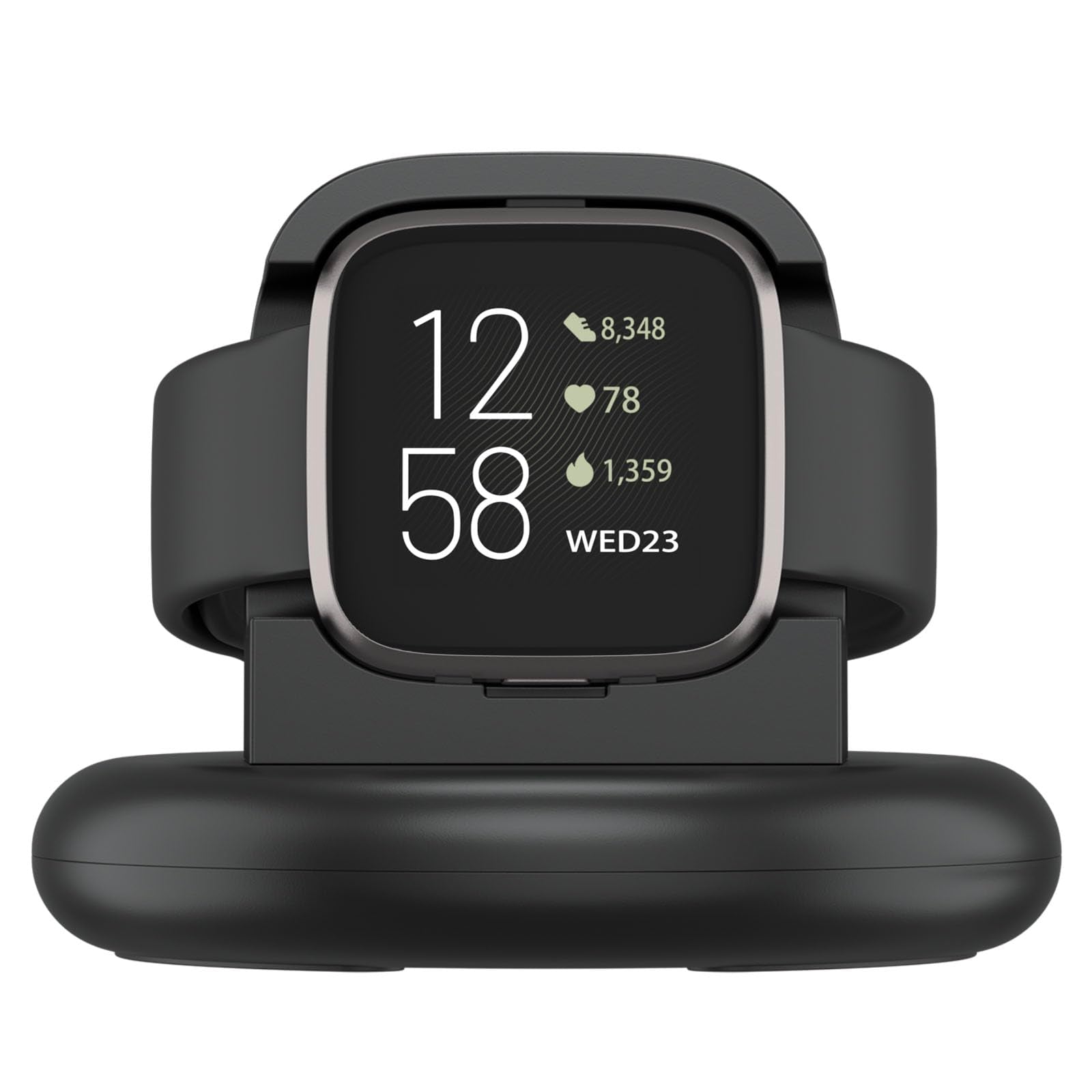 Vancle Charger for Fitbit Versa 2 (Only), Anti-Slip Charging Stand Dock with 4.1Ft USB Cable Cord for Fitbit Versa 2 Smartwatch 