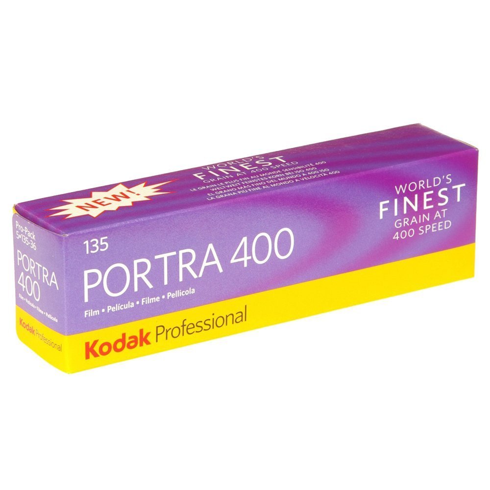 KodakK, Color Rol Kodak Portra Professional ISO 400, 35mm, 36 Exposures, Negative Film (5 Roll per Pack) 3 Pack