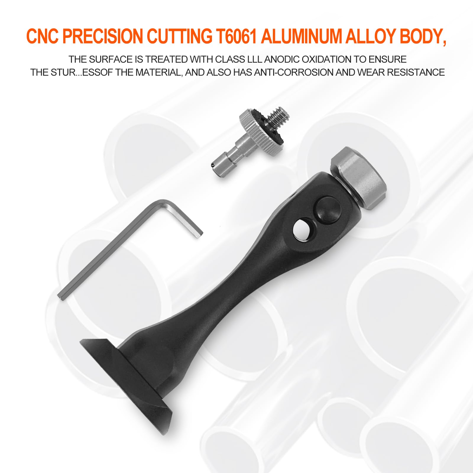 Binocular Tripod Adapter Quick Release With 1/4 20 Inch Threading,T6061 Aluminum Alloy Body,Compatible With Arca Ball Head And 1