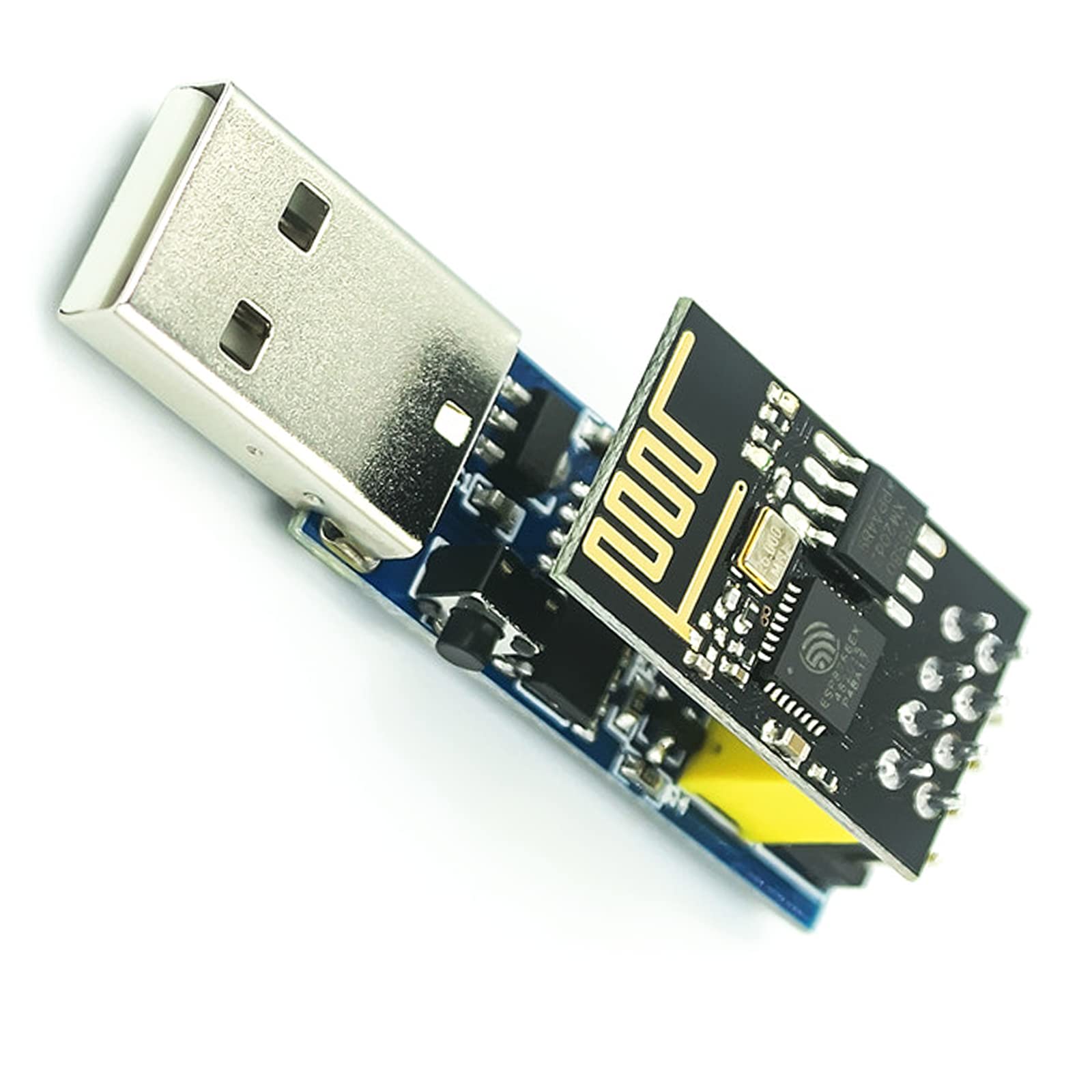 10Gtek Esp8266 Esp 01S Nodemcu Development Board, Blue, Usb Connector, Plastic Material