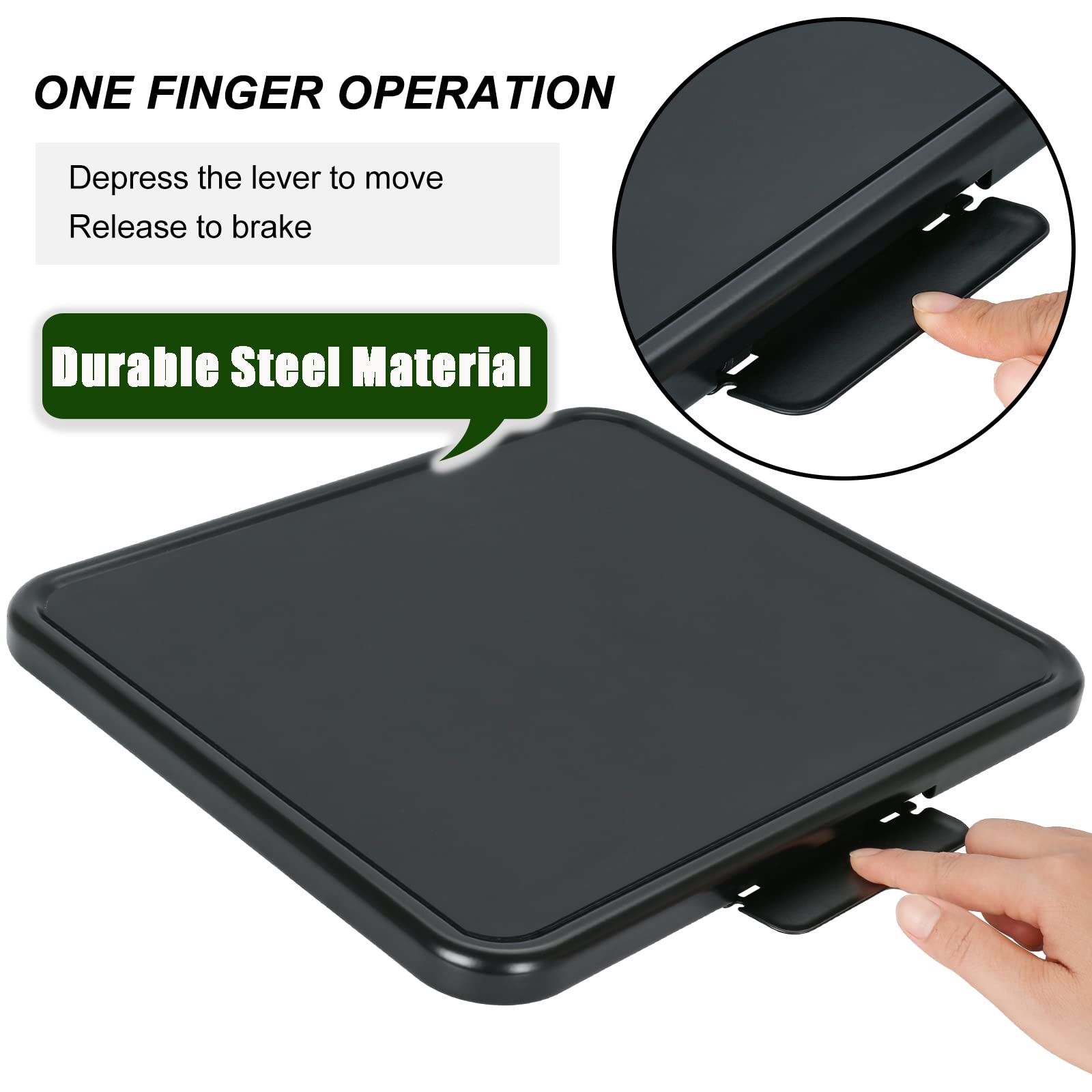 Kitchen Appliance Sliding Tray   Coffee Maker Sliding Caddy With Rolling Wheels Under Cabinet Countertop Storage Organizer Movin