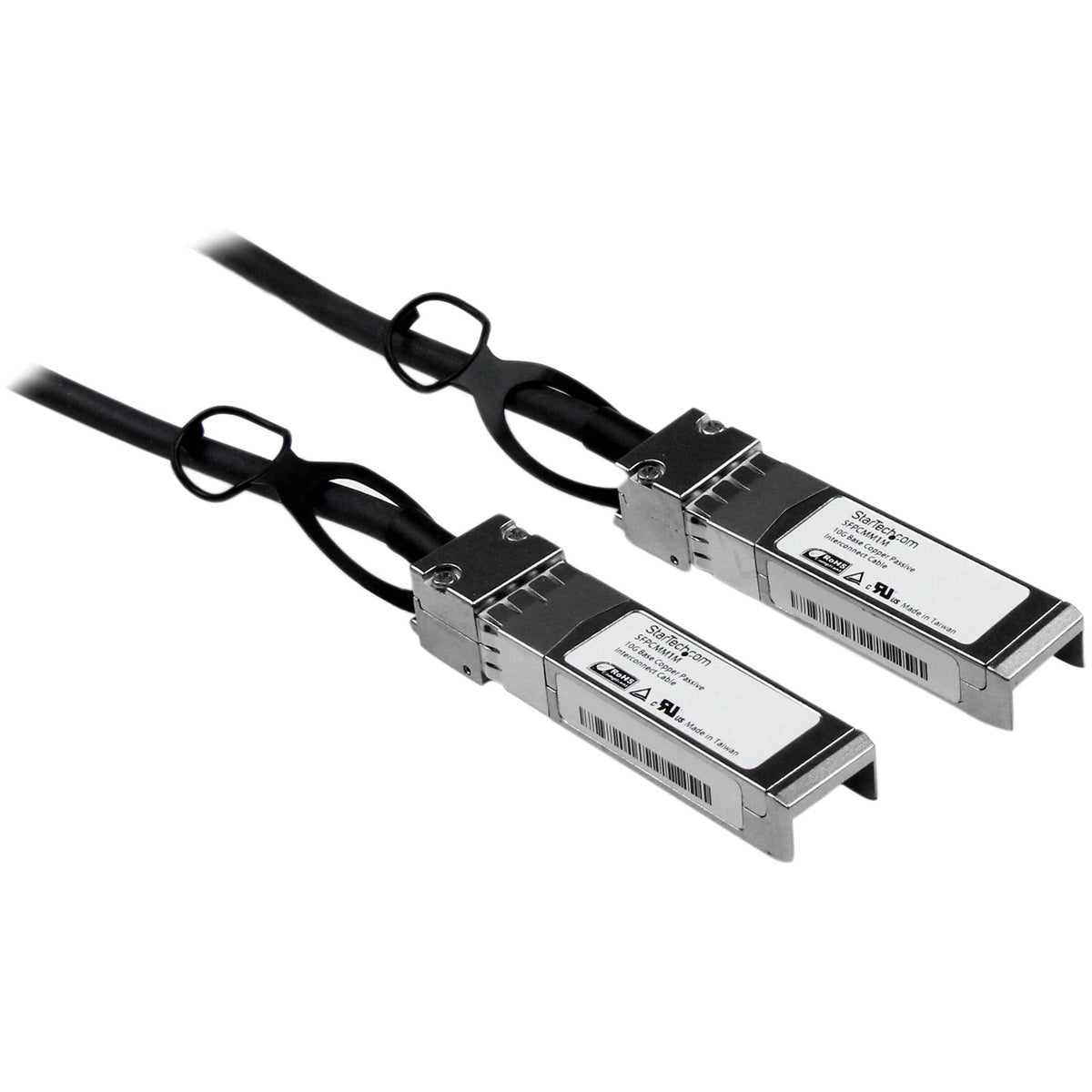 Startech.Com Cisco Sfp H10Gb Cu1M Compatible 1M 10G Sfp+ To Sfp+ Direct Attach Cable Twinax   10Gbe Sfp+ Copper Dac 10Gbps Low P