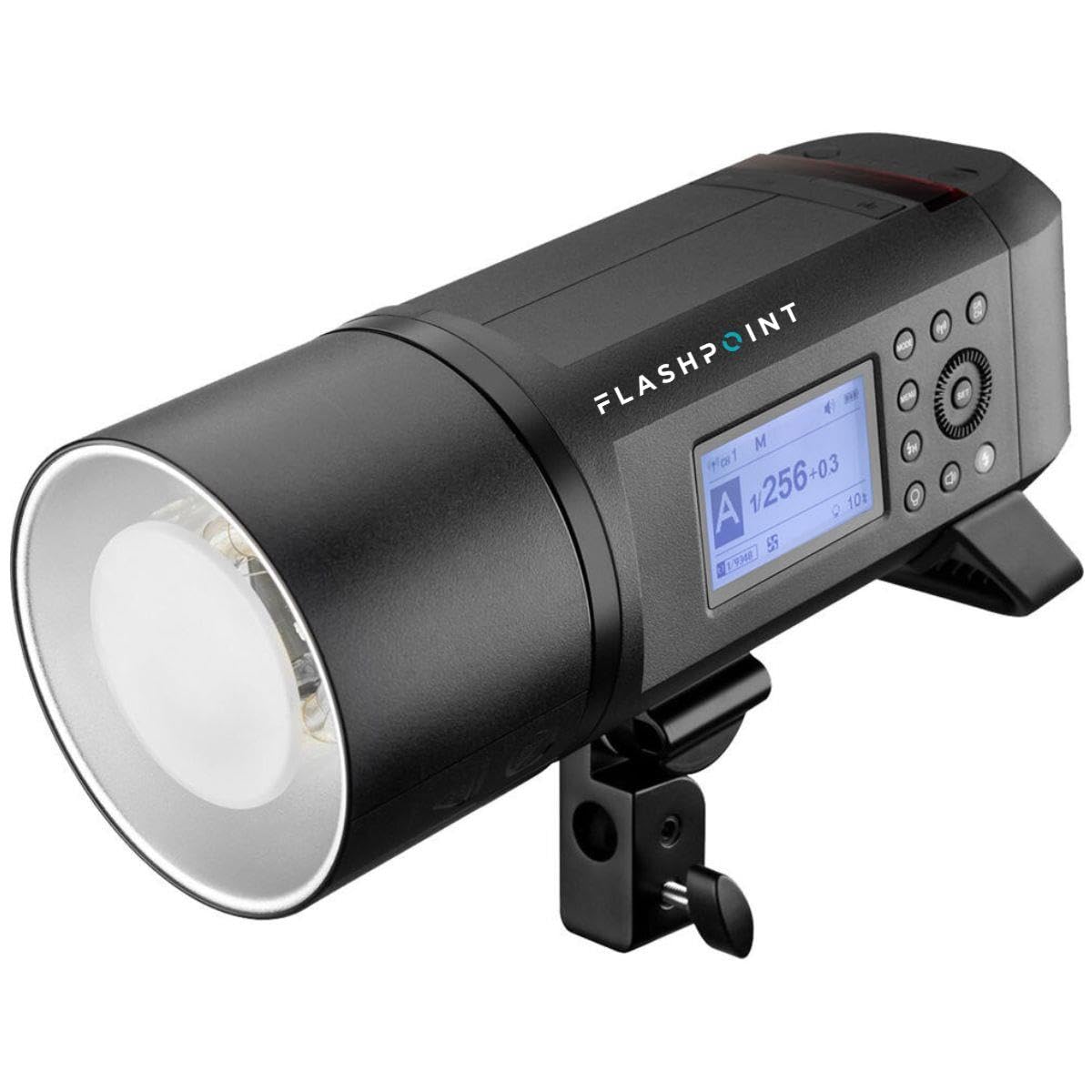 Flashpoint Xplor 600Pro R2 Ttl Battery Powered Monolight Kit With Glow Parapop And C Stand.