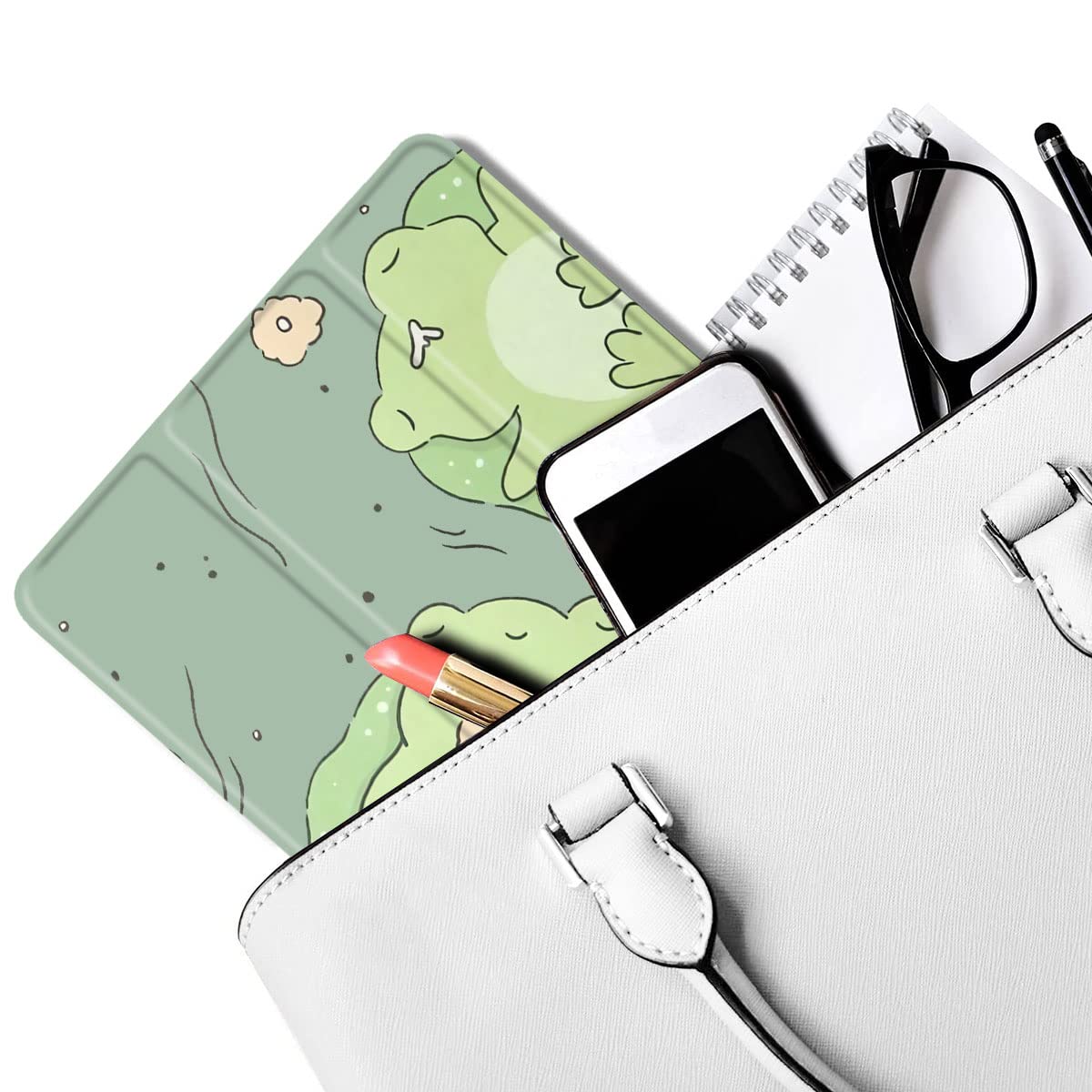 Maycari Cute Frog Case For Ipad 9.7 Inch 2017/2018 With Pencil Holder, Cute Ipad 5Th/6Th Generation Protective Case With Soft Tp