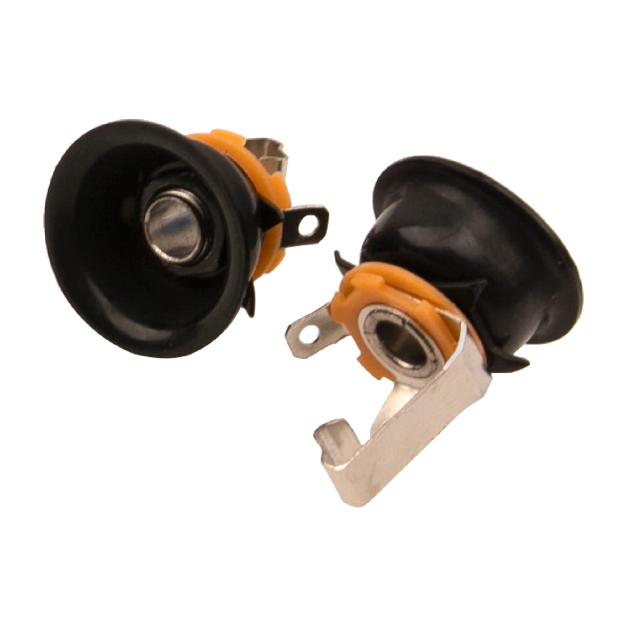 2Pcs Yootones 1/4 Inch Guitar Stereo Output Socket Jack Plug Compatible With Fender Telecaster Tl Electric Bass Ukulele Guitar A