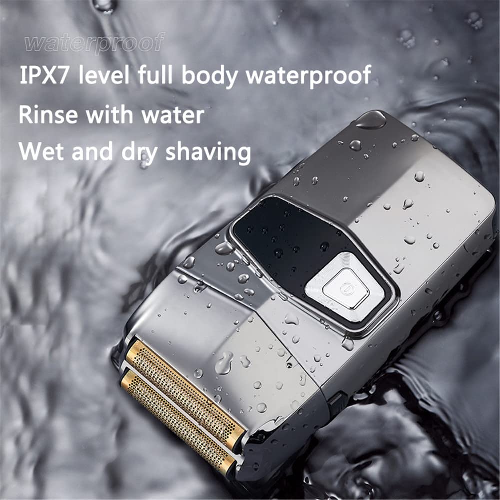 Electric Shaver, Led Digital Display, Electric Shavers For Men Barber Shaver With Precision Trimmer, Beard Trimmer With Recharge