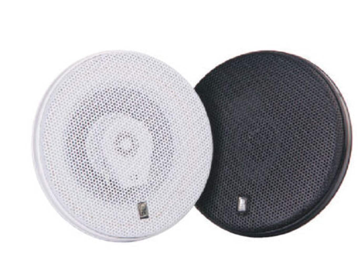 PolyPlanar 6 Titanium Series 3-Way Marine Speakers - (Pair)White