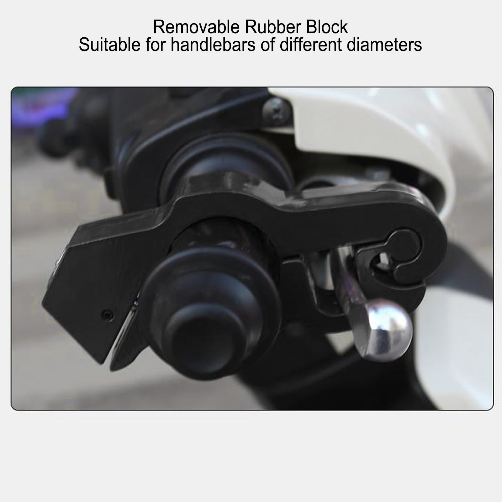 Motorcycle Handlebar Lock Grip, Motorcycle Lock Adjustable Anti Theft For Motorcycles Mopeds Motorbikes Scooters Atvs Bike Street Bike