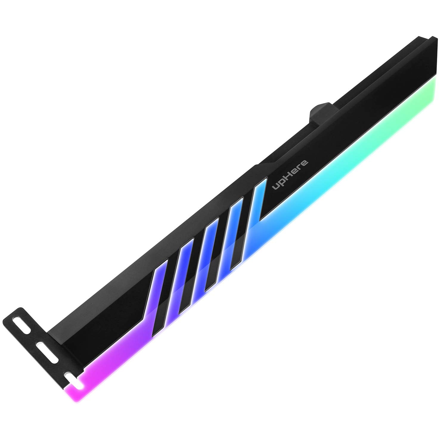 Uphere 5V 3 Pin Addressable Rgb Graphics Card Gpu Brace Support Holder,Support Video Card Sag Holder/Holster Bracket Gl28Argb