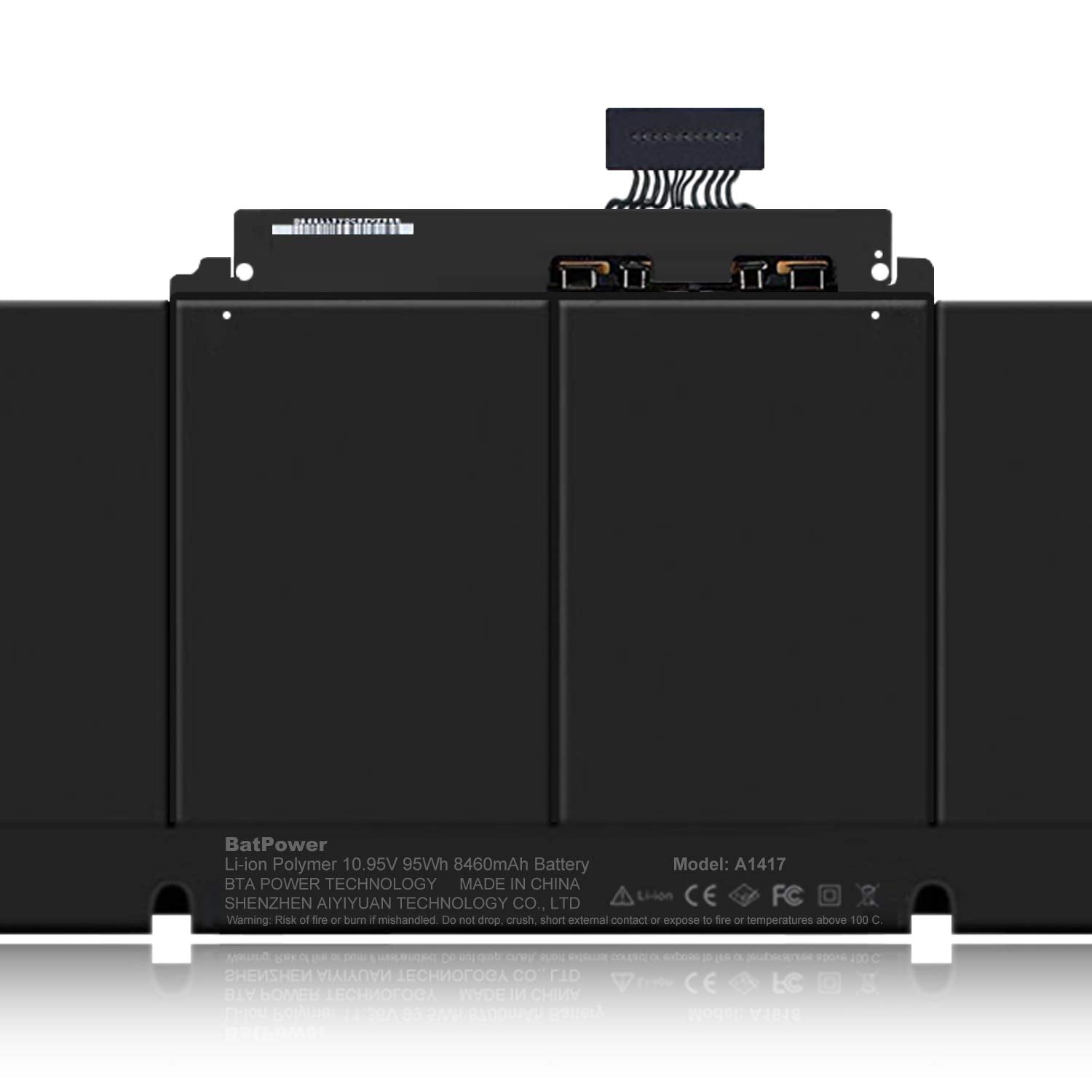 Batpower A1417 Replacement Laptop Battery For Apple Mid 2012 Early 2013 Macbook Pro 15 Inch Retina A1398 Emc 2512 Emc 2673 Batte