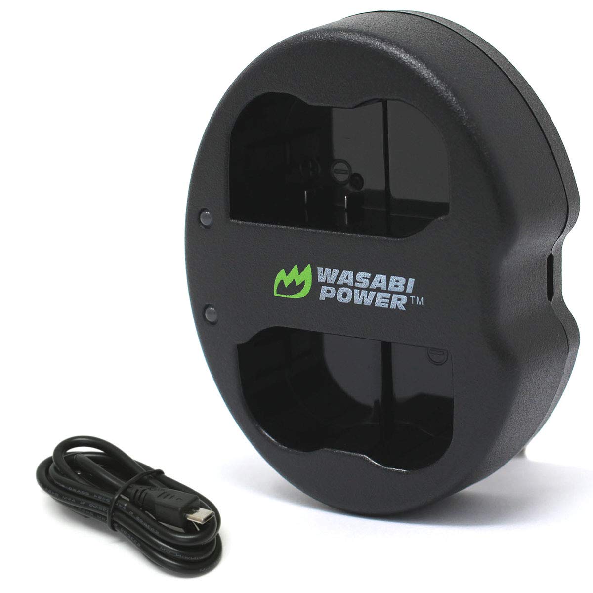 Wasabi Power Dual USB Battery Charger for Nikon ENEL15, ENEL15a, ENEL15b, ENEL15c, MH25, MH25a