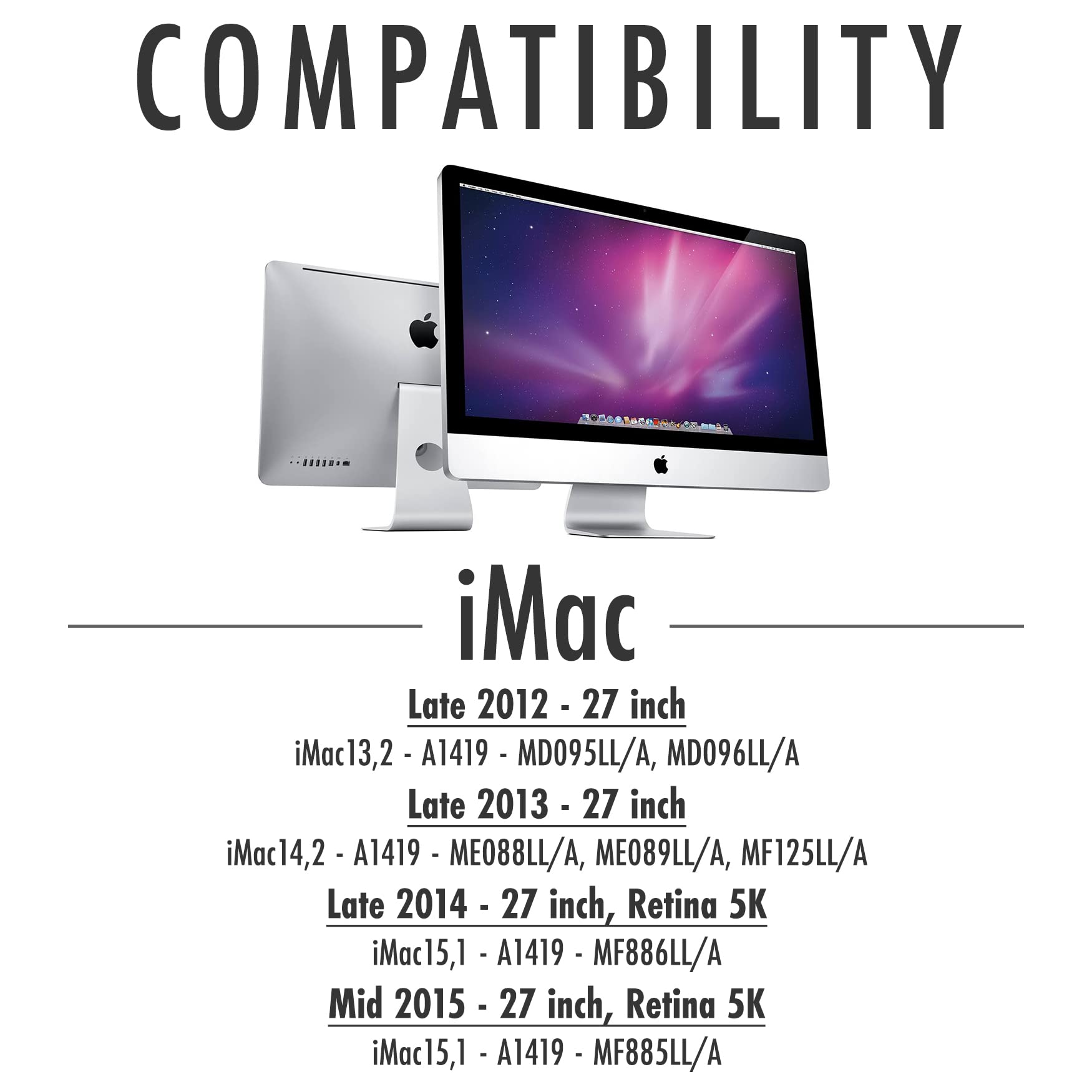 A Tech 32Gb Kit (4X8Gb) Ram For Apple Imac (Late 2012, Late 2013, Late 2014, Mid 2015) | Ddr3 1600Mhz Pc3 12800 Sodimm 204 Pin M