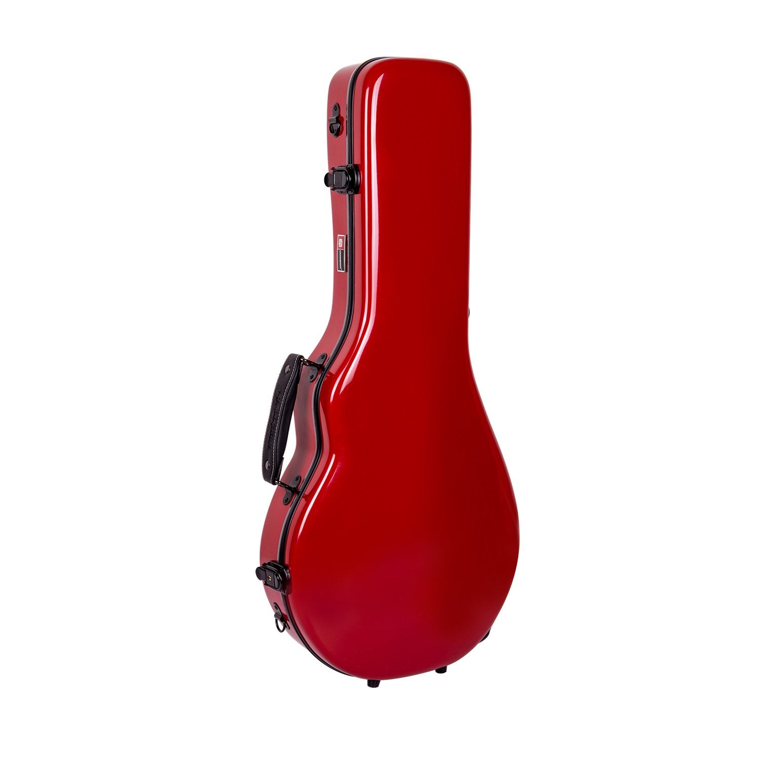 Crossrock CRF1000MFRD Fiberglass Mandolin Case, fit for both F style and A style,Red