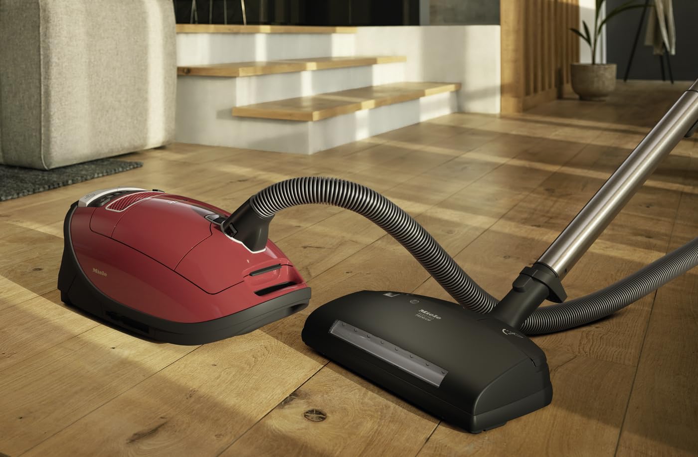 Miele Original Seb 236 Electro Premium Floorbrush, Motorized Extra Wide Floorhead For Miele Vacuum Cleaners, Quick And Deep Clea